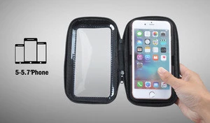 Bicycle Bike Mobile Holder Bag; Bike Cell Phone Holder Waterproof Mount Bracket Stand Waterproof Case Bag