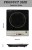 Import big black crystal button control muti-function high quality small home appliance electrics good kitchen induction cooker from China