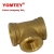 Import big size brass 3 way pipe fitting from China