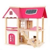 Big Wooden DIY Furniture Doll House Toy For Kids
