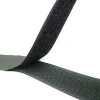 Black  Sew On Hook and Loop Strips