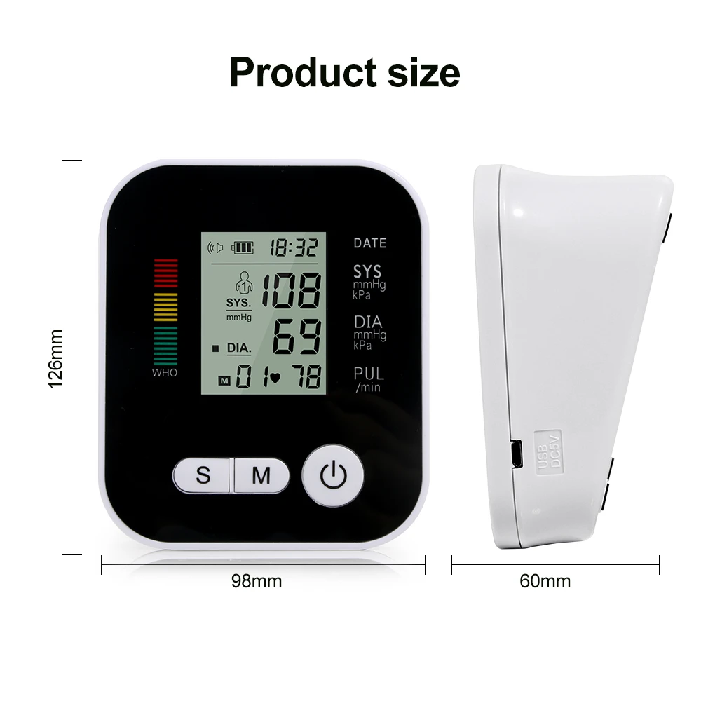 Blood Pressures Omron Blood pressure Monitor Digital Wrist Blood Pressure Heart Cuff Meter Monitor Machine