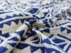 Blue Black Block Print Bandana Handkerchief for Women Cotton Bandana Headband Head Wrap Hair Neck Scarf for Women