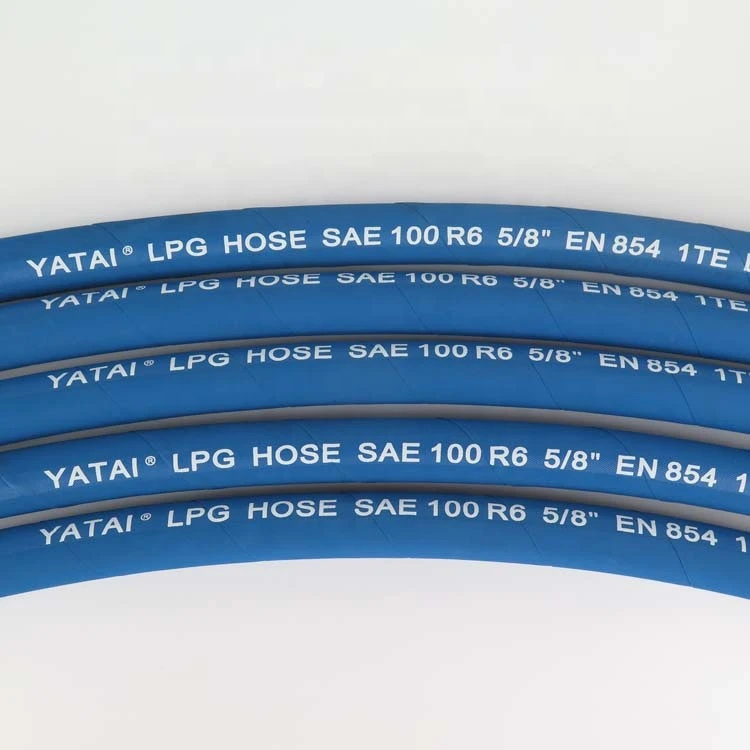 Blue Color Convey Natural Gas Liquid And Propane Lpg Hose High Pressure 3/8 inch