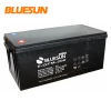 Bluesun deep cycle solar panel battery  AGM 12v 200ah dry cell solar battery 250ah battery solar
