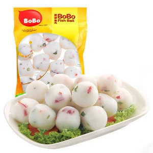Singapore Food Chilli Halal Frozen Fish Ball in Wholesale