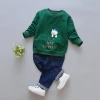 Boys and Girls T-shirts and Jeans Casual sport suits and Unisex Baby Clothing sets