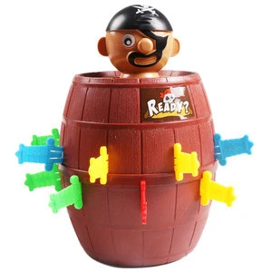 BP19-06 Wholesale Foreign Trade Hot Novelty Gag Toys Big Pirate Barrels Tricky Toys For Kids And Adults
