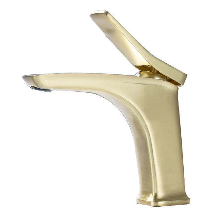 Brass Bathroom Faucet Single Handle Sink Faucet Hot and Cold Mixer Tap