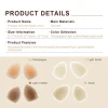 Breast Cover OEM Reusable Matte Push-Up Non Adhesive Triangular Silicone Lift Nipple Covers for Intimates Accessories