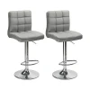 Breathable pu leather furniture swivel bar chair modern stools