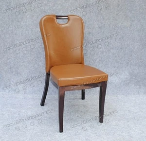 Brown leather elegant Living Room Chair,Modern Furniture For Home Decoration F033