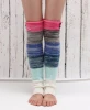 buttons wool kinted socks lady Leg Warmers
