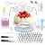 Import Cake Decorating Tools Kit Turntable Pastry Nozzles For Cream Confectionery Bags Icing Piping Nozzles Tips from China