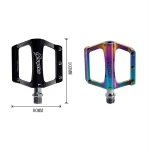 can be customized SWTXO electroplating colorful pedal aluminum alloy mountain bike pedal road bike folding bike universal pedal