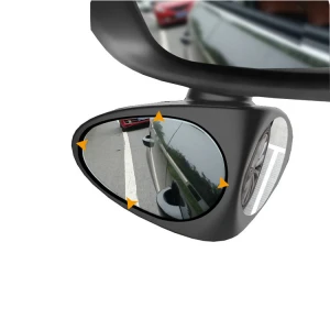 Car Blind Spot Wide Angle Mirror 360 Rotation Adjustable Convex Rear View Mirror Left mirror