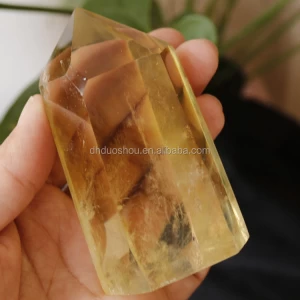 carved high quality natural citrine quartz crystal points single terminated quartz points for healing