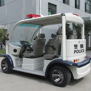 CE Hot Sell 4-5 Seats Car Electric  Adult Prowl Patrol Sightseeing Police Golf Car Made In China for Sale