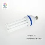 CE Rohs pure tri-phosphor 4u tube cfl 45w energy saving light bulbs , CFL-HIGH
