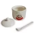 Import Ceramic Handpainting Chef Design Kitchen Sugar Spice and Salt Jar with Spoons &amp; Saucer Set of 4pcs from China