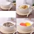 Import ceramic white soup casserole with handle and lid,mini round casserole from China