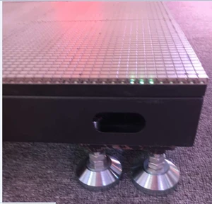 Charming LED portable led brick 640*640mm Wedding Party nightclub led dance floor mat rechargeable