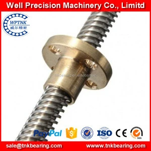 Cheap price 8mm stainless steel acme lead screw Pitch 4mm for 3D printer
