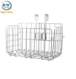Cheap price steel mesh bicycle basket dog bike basket for sale