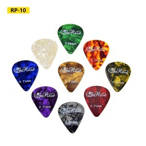 Cheapest  music instruments accessories  triangle shape  colorful printed logo III  jazz guitar picks