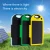 Import Cheapest Portable Power Bank Solar Charger 5000mah with Hook Hanger and Flashlight from China