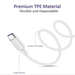 Cheapest Price Type C Cable 5A For Huawei USB Cable Super Fast Charging Data Cord Charger Cable For Huawei For Xiaomi