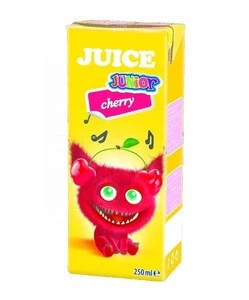 Cherry Juice For Children, 10% Fruit Drink - 250 ml. Made In EU