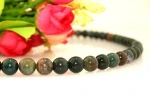 Chicken Indian agate gemstone stone strands jewelry accessories boutique Yiwu trade supply natural stone wholesale