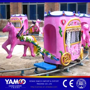Children Games! Mini Track Train Rides Cinderellas Carriage for Sale