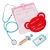 Import Children wooden simulation cloth bag medicine box baby boy and girl family simulation doctor injection toy gift from China