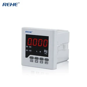 China 12 Years Manufacturing Experience 80*80mm 45-65Hz Digital Frequency Meter RH-F71