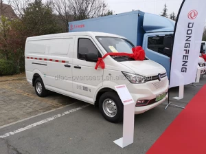 China brand new electric power excellant braking performance 6.01cbm delivery mini bus van pure electric truck
