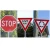 Import China Factory Aluminum Stop Blank Reflective Traffic Sign from China