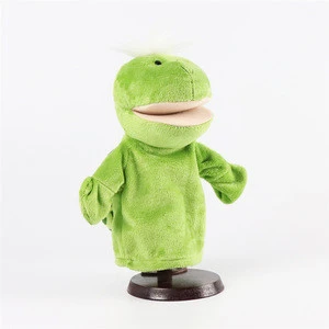 China factory provide frog stuffed plush animals toy hand puppet