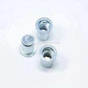 China high quality flat head thread closed end rivet nut