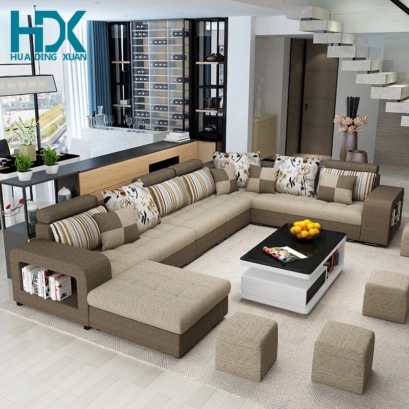 China manufacturer natural modern style fabric sofa
