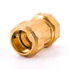 China manufacturers Custom high quality forged brass PE pipe fitting parts accessories compression