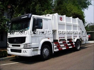 china sinotruck compressed garbage truck