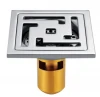 China supplier 4 inches square stainless steel floor drain