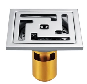 China supplier 4 inches square stainless steel floor drain