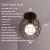 Import China Wholesale Modern Petals Modelling Bedside Drop Light Black Iron Glass Led Ceiling Lamp from China