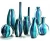 Import Chinese handblown colored glass vases for home decoration from China