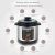 Import Chinese supplier high quality 5l/6l computer beans delay cooking stainless steel electric Pressure cooker from China