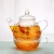 Import Christmas gift hot selling golden decal borosilicate glass tea for one pot set from China