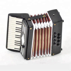 Christmas Gift Small Mini Music Instrument Model Craft Accordion Model